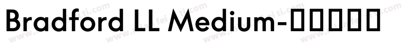 Bradford LL Medium字体转换